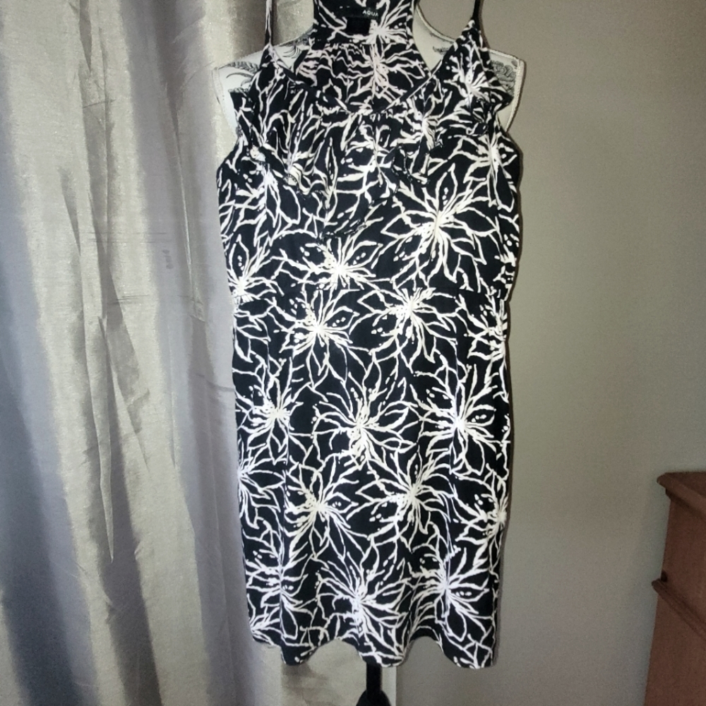 Aqua sun dress